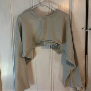 NIYAMA SOL Crop Kimono Sweatshirt